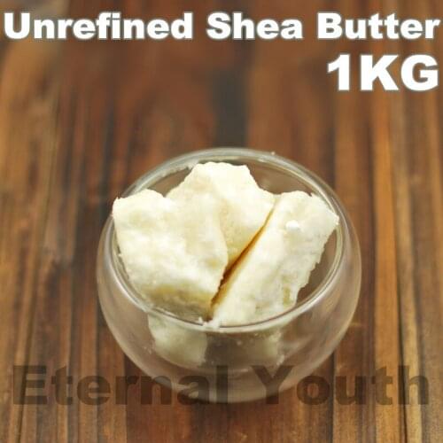 Unrefined Shea Butter 1000g 1kg ORGANIC Base Oil Grease