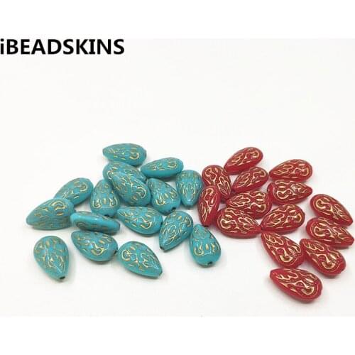 New arrival! 18X12mm 600pcs Acrylic Hot stamping Drop-shape beads for Necklace,Earrings parts,hand Made Jewelry DIY