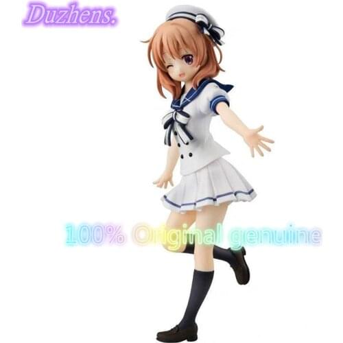 Original Japanes Anime Is the order a rabbit? Hoto Kokoa sailor suit PVC Action Figure Anime Figure Model Collection Toys