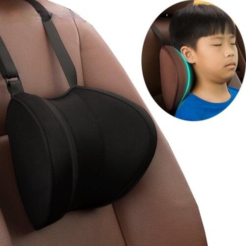 Child Neck Pillow for car travel pillow Head Support Cushion Sleep Pillow Child Pad Memory Foam Adjustable Strap U shaped