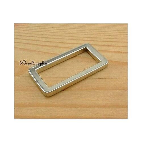 Rectangle Rings nickel alloy webbing Belt buckle strap connector 32mm 1 1/4 inch 10 pcs U6