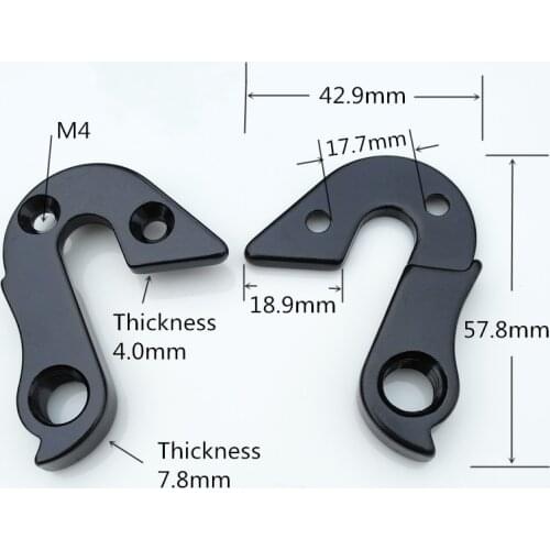 2 pcs/lot Derailleur Hanger Cycle Bike alloy rear gear mech derailleur hanger for Tropix 2016 Miguel Tropix Martines