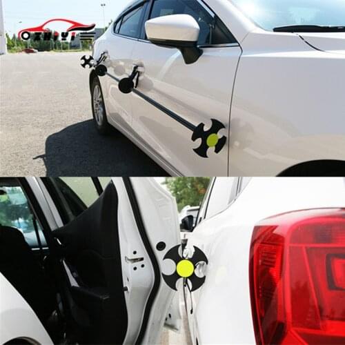 Car Body Anti-collision Lever 2M Retractable Lengthen Widen Door Side Edge Guard Protection Strip Car Sticker for Fit All Models