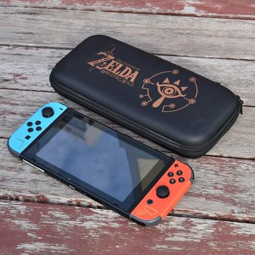 FIEHOR Switch Hard Carrying Case Storage Bag Shell Two-sided Zelda Pattern For Nintendo Nintend Switch NS & Game Accessories