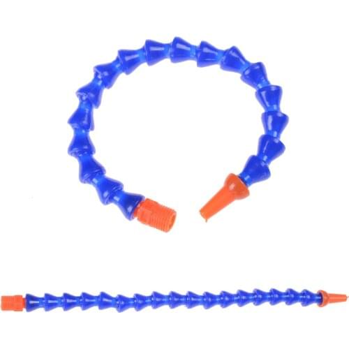 300mm Universal Lathe Plastic Flexible Adjustable Water Oil Coolant Pipe Hose Round Nozzle 1/4 Spark Plug Tube Condenser