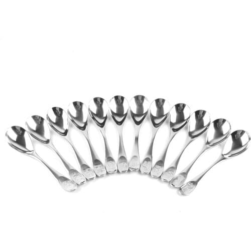 12Pcs China 12 zodiac Dinnerware Set Stainless Steel Dinner Set Classic Stainless Steel Fork set Dining Tableware tools