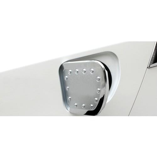 2015 for land cruiser prado 150 accessories chrome gas fuel tank cover for toyota prado fj150 2010 2011 2012 2013 2014 2015