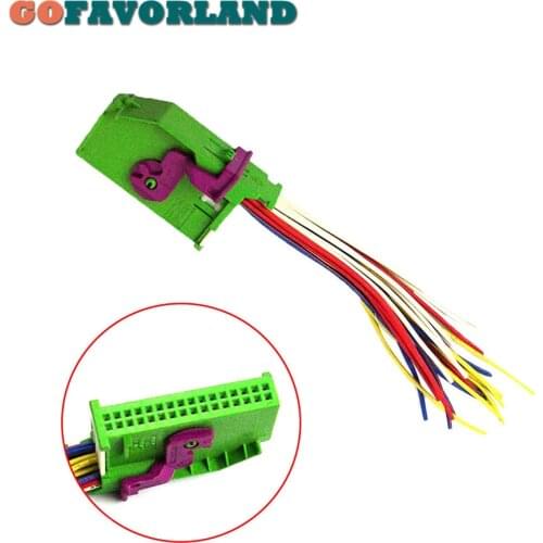 32 pin Wire Harness Plug Adapter Socket Connector Green 1J0972977C For VW Bora Golf Passat Polo For Audi A4 A6 TT For Skoda