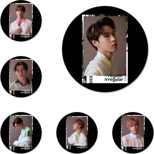 58mm NCT 127 Kpop Boy group Cute Icons Pins Badge Decoration Brooches Metal Badges For Backpack Decoration
