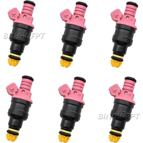 6pcs/set Fuel injector For BMW 328I 328IS 528I M3 Z3 E36 E39 E38 2.8 3.2L L6 0280150440,0 280 150 440,13641703819,0280 150 440