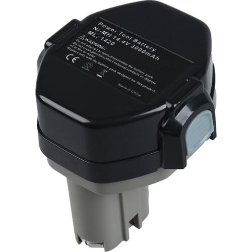 14.4 V Battery For MAKITA 1433 1434 Makita 6233D 4033D 6333D 6336D 6337D 8433D, black+gray