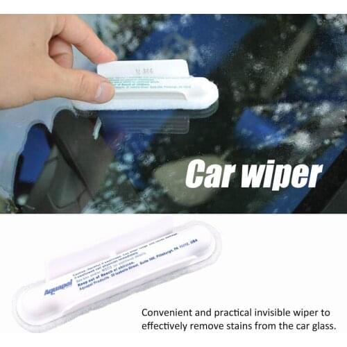 Car Invisible Wipers AQUAPEL Applicator Windshield Glass Window Treatment Water Rain Repellent Repels Dirt for Improving Vision