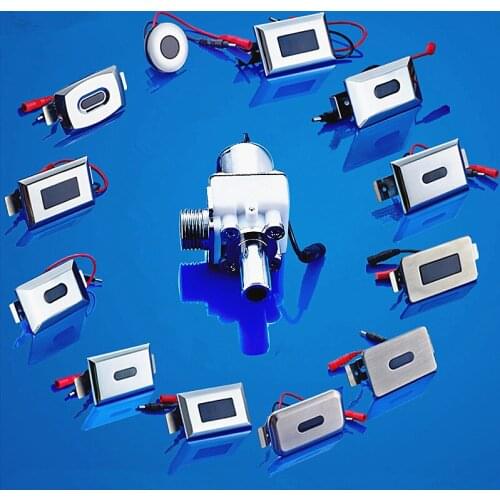 Automatic induction toilet urinals flusher,AC and DC sensor standing urinals,Ceramic integrated sensor urinal flush valve,J18042