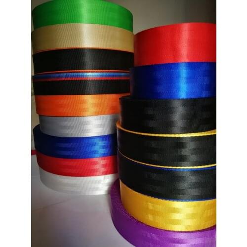 Joormom 36M Multicolor Car Seat Belt Webbing Universal Car Personalized Modification Seat Belt Webbing Car Accessories