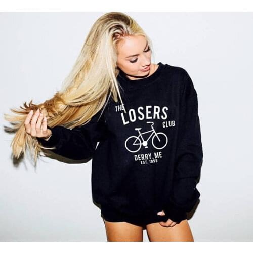 The Losers Club sweatshirt funny graphic shirts stephen kings it pennywise clown scary retro vintage sweatshirt tumblr Jumper