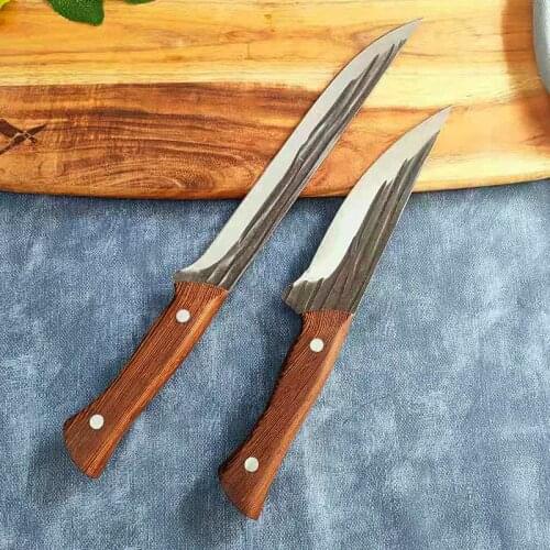 Super Sharp Fillet Knife 6 Inch German High Carbon Stainless Steel Flexible Kitchen Knife for Meat Fish Poultry Chicken with Erg