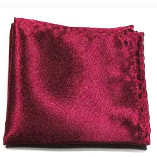 Mens Pure Color Handkerchief Men Suit Pocket Square Towel Gentlemen Accessory Hanky Wedding Party Casual Handmade furoshiki