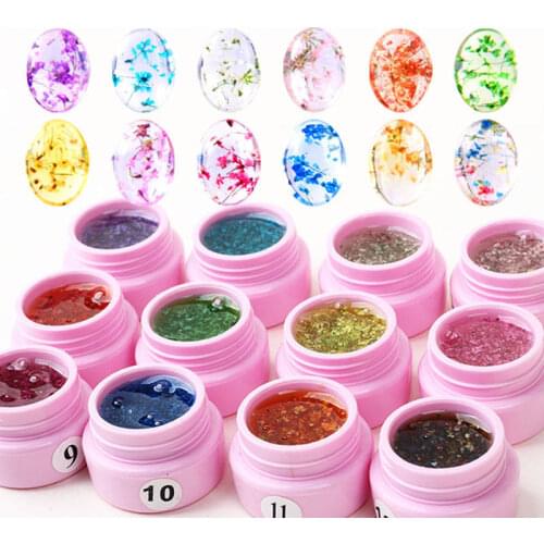DoreenBeads Silicone Resin Crafts Filler Multi Natural Dry Flower Filling Materials Pigment Dye Mould Tools Jewelry Making 1 Box