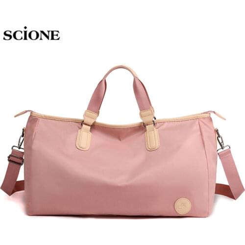 Nylon Luggage Travel Bag Gym Fitness Outdoor Sports Shoulder Corssbody Handbag Turism Weekend Daily Yoga Suit Gym Bag Tas XA285A