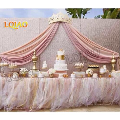 New Arrival Shiny!! 10FT*10FT (3mx3m) Champagne Sequin Fabric Photo Backdrop For Christmas/Wedding/Party Photography Decoration