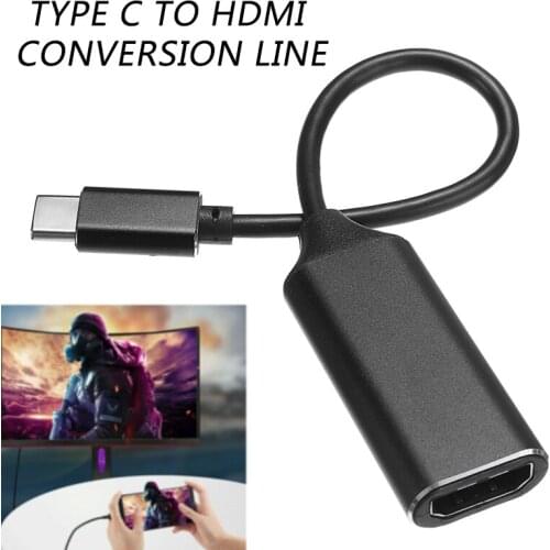 4K Ultra HD Type-C to HDMI Adapter Suitable For Mobile Phone USB Type C Adapter Converter Compatible for MacBook Computer