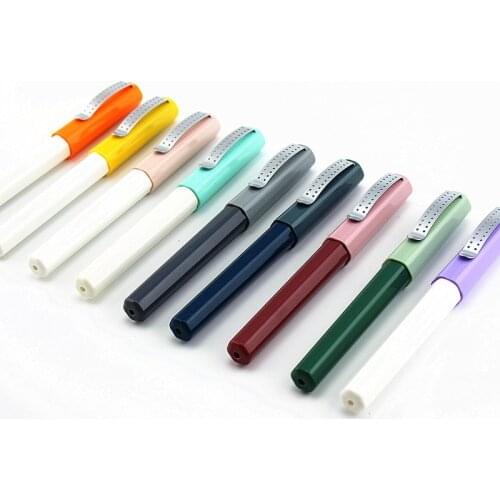 1PCS JINHAO Fountain Pens High quality 616 series candy Color Pen Fine Nib F/EF metal Nib