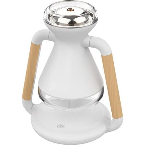 Latest 2 in 1 USB Air Humidifier Diffuser Home Bedroom Office Wireless Charger Rotatable Ultrasonic Cool Mist Humidifier air