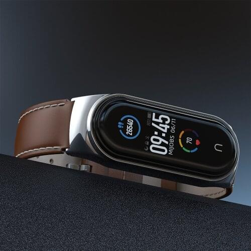 For Mi Band 5 Strap Leather For Xiaomi Mi Band 4 Bracelet Miband 4 3 Wristbands New Style Strap Mijobs Design