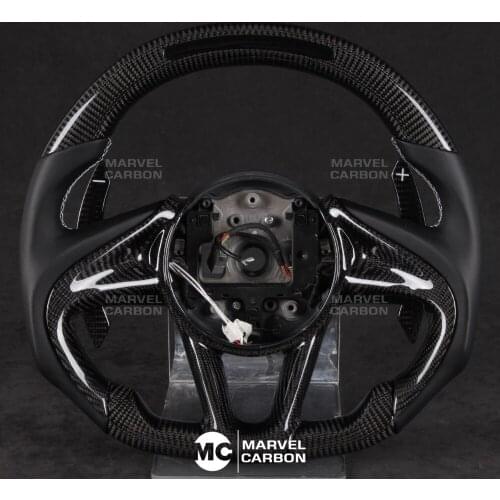 LED Performance Steering Wheel Display Compatible McLaren + 100% Real Carbon Fiber