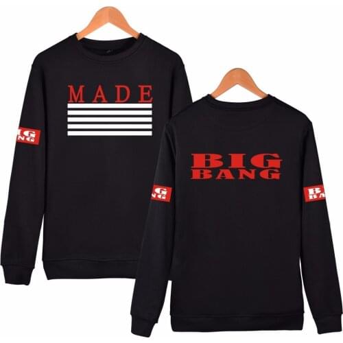 Bigbang big bang bangtan hoodie kpop korean harajuku hoodies sweatshirt moletom feminino fashion brand tracksuit plus size 4xl
