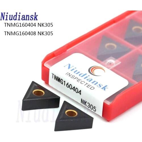 10 Pcs TNMG160404 NK305 TNMG160408 NK305 Carbide Inserts CNC Lathe Tool CNC Turning Cutter Turning Insert Special For Cast Iron