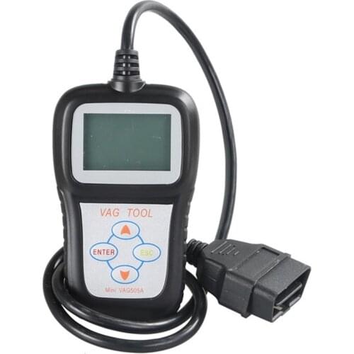 2020 Mini Vag Car-detector Pro Mini Vag505a Black Code Scanner Diagnostic Tool Double K-Line Engine Checking