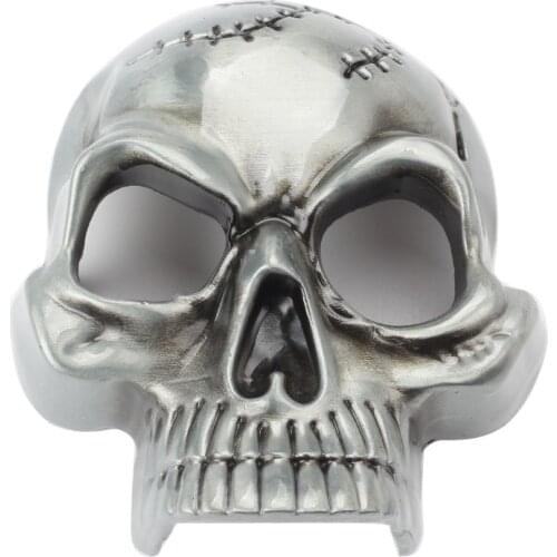 The scalp skull buckle head smooth alloy buckle