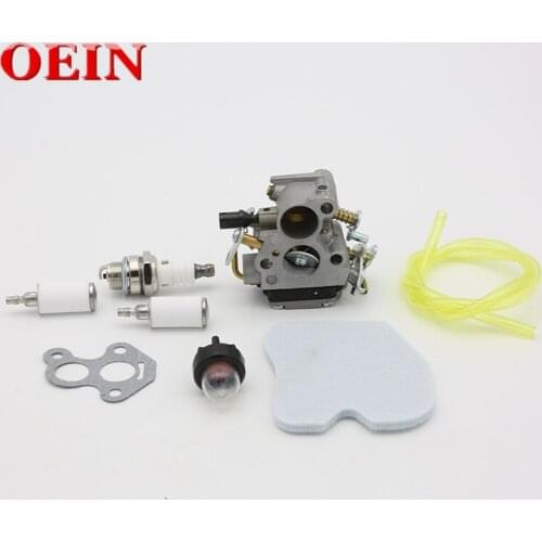 Carburetor Fit For Husqvarna 235 235E 236 240 240E Chainsaw 574719402 545072601 With Air Filter Spark Plug Primer Bulb Fuel Line