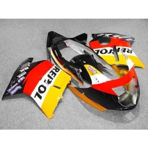 Injection mold Fairing kit for CBR1100XX 97 00 02 03 07 CBR1100 CBR 1100XX 1997 2003 2007 REPSOL Red Fairings set ZG22