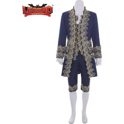 18th Century colonial outfit Cosplay Mens medieval uniform outfit Rococo Medieval 18th Century cosplay costume outfit suit