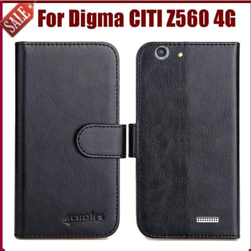 Hot! Digma CITI Z560 4G Case New Arrival 6 Colors High Quality Flip Leather Protective Cover Phone Case