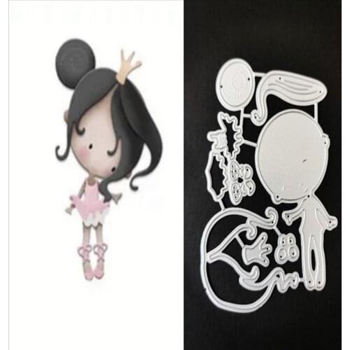 Girl Metal Cutting Dies for DIY Scrapbooking Album Paper Cards Decorative Crafts Embossing Die Cuts
