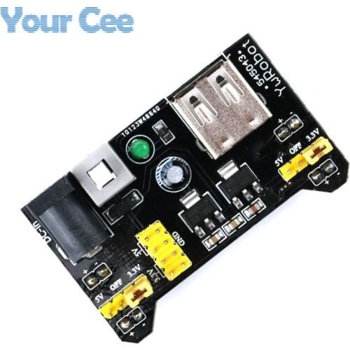 1 pcs MB102 Solderless Breadboard Power Supply Module 3.3V/5V