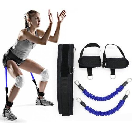 Multifunctio Sports Fitness Bounce Trainer Leg Resistance Band Set Vertical Jump Trainer Belt For Strength Workout Bouncing Band