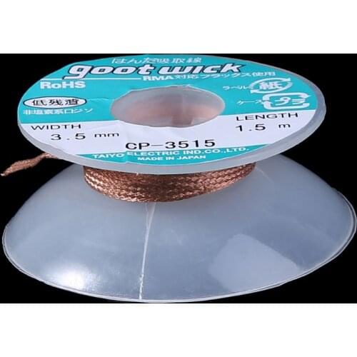 New 5 ft 3.5mm Desoldering Braid Solder Remover Wick CP-3515