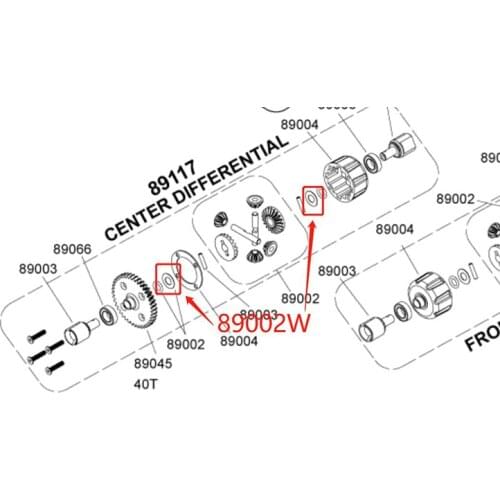 Original OFNA/HOBAO RACING 89002W WASHER 6x12x0.15MM, 2PCS for 1/8 HYPER H9/H9 STAR BUGGY 8SC SHORT COURSE