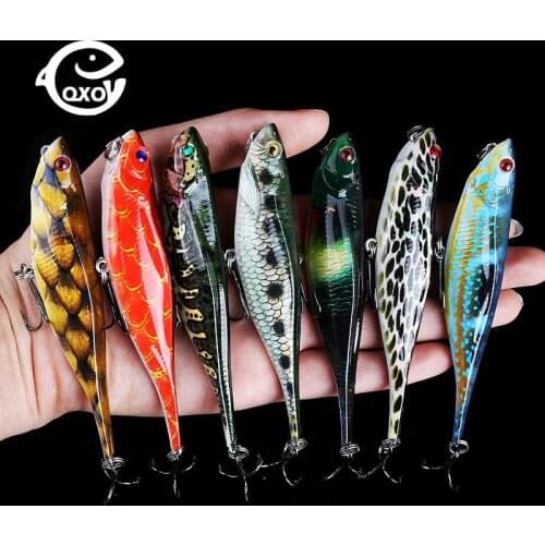 QXO 10g 10cm Lure Wobbler Winter Fishing Whopper Plopper Jerkbait Sea Popper Goods For Fishing Hard Jigging Lure Minnow