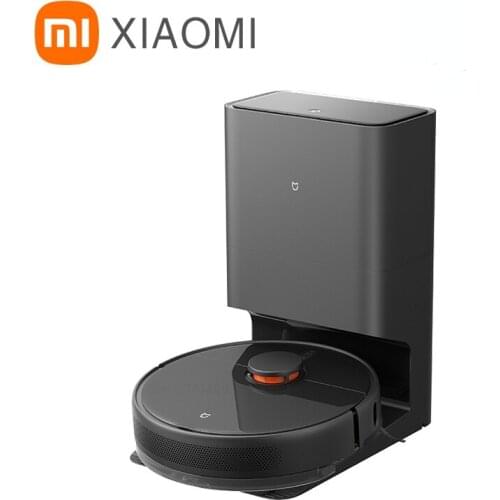 3000PA XIAOMI MIJIA Robot Vacuum Cleaner Mop Dirt Disposal Sweeping Washing Mopping Cyclone Suction Smart Dust Collection Dock