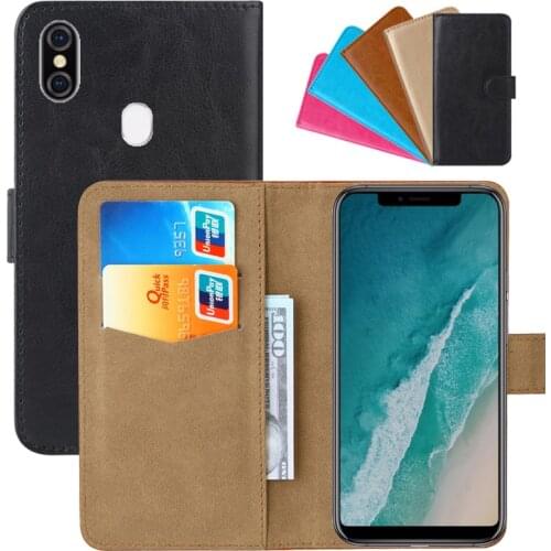 Luxury Wallet Case For Ulefone X PU Leather Retro Flip Cover Magnetic Fashion Cases Strap