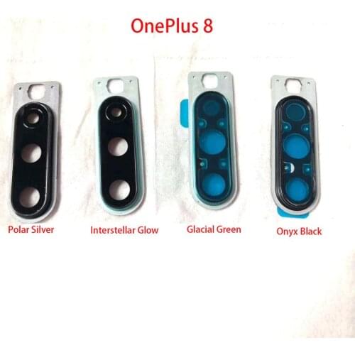 For Oneplus 8 8 Pro camera lens cover glass rear image mirror frame