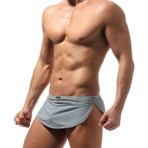 Arrow boxers shorts mens underwear Lined boxers sexy gay underpants inside double d exposed