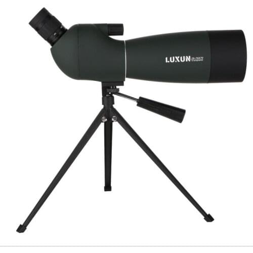1set 25-75x70 Spotting Scope Zoom Monocular Telescope Large Aperture HD Outdoor Observation Waterproof BK4 Telescope + Tripod