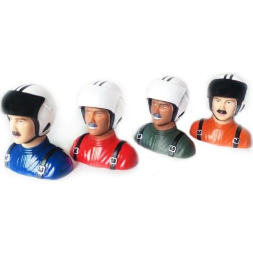 1pc 1/6 Scale Pilots Figures Statues RC Kits L64*W34*H70mm For RC Airplane Aircraft