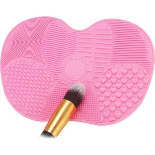 1pcs Silicone Brush Cleaning Mat Makeup Brush Sucker Cleaner Brushes Cleanser Cosmetic Clean Pad Tools For Eyes Face Brushes